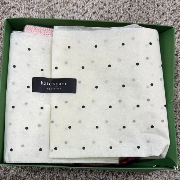 Kate Spade Blush Pink Knit Bow Hat - Picture 5 of 5